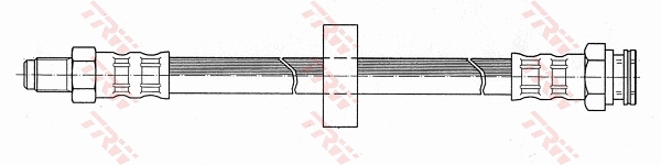 TRW PHB376 Fékcső, gumifékcső