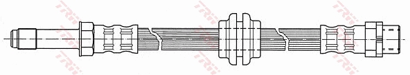TRW PHB426 Fékcső, gumifékcső