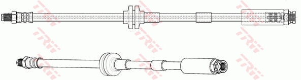 TRW 1002761743 PHB628 - FÉKTÖMLŐ