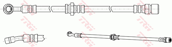 TRW PHD1017 TRW fékcső