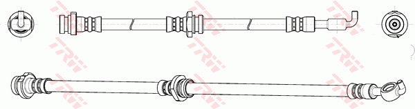 TRW LUCPHD163 fékcső