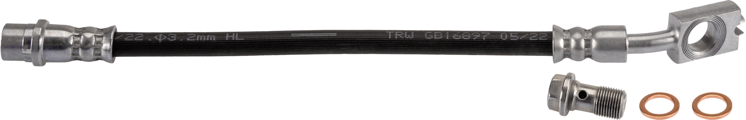 TRW PHD543 Fékcső, gumifékcső