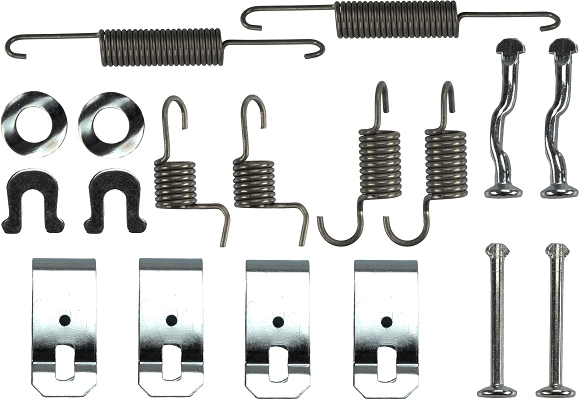 TRW 243 528 SFK445 - Tartozék készlet fékpofához, rugókészlet