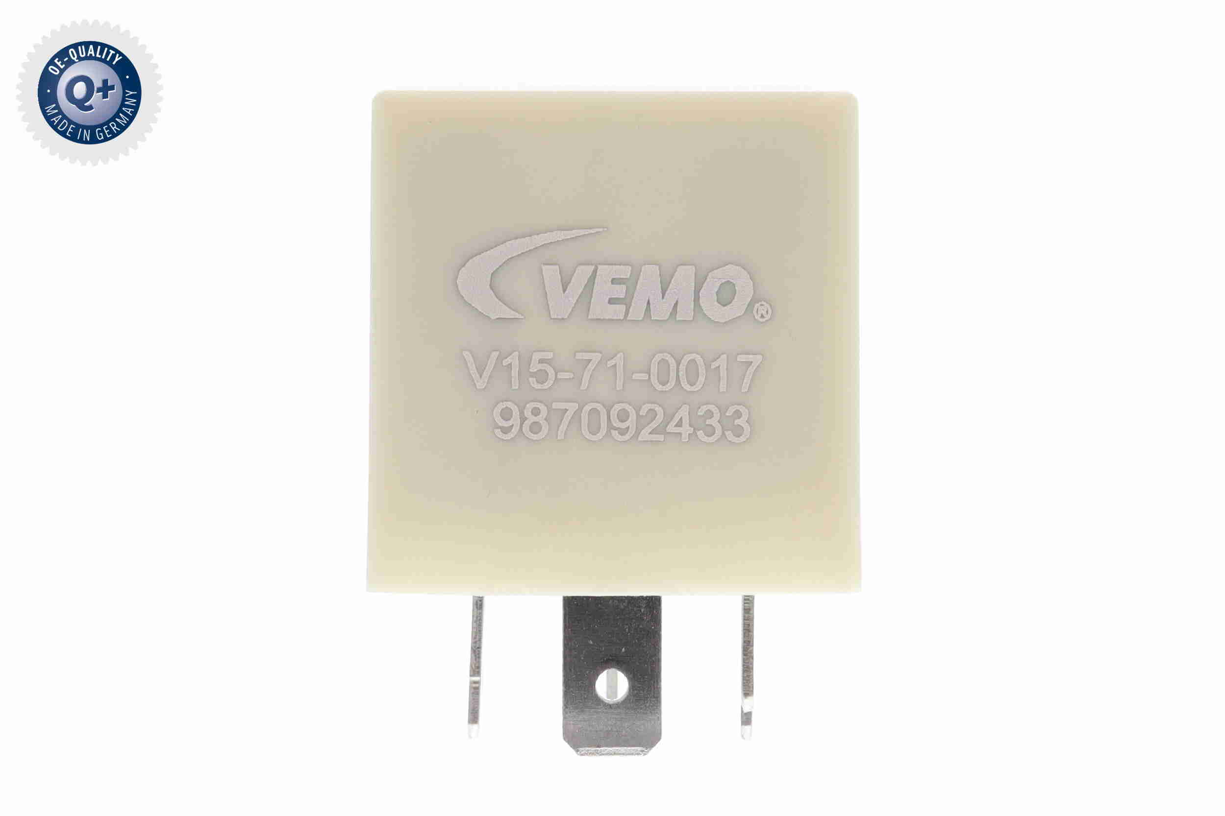 VEMO 525 200 V15-71-0017 - Vezérlőegység, relé, hűtőventillátorhoz