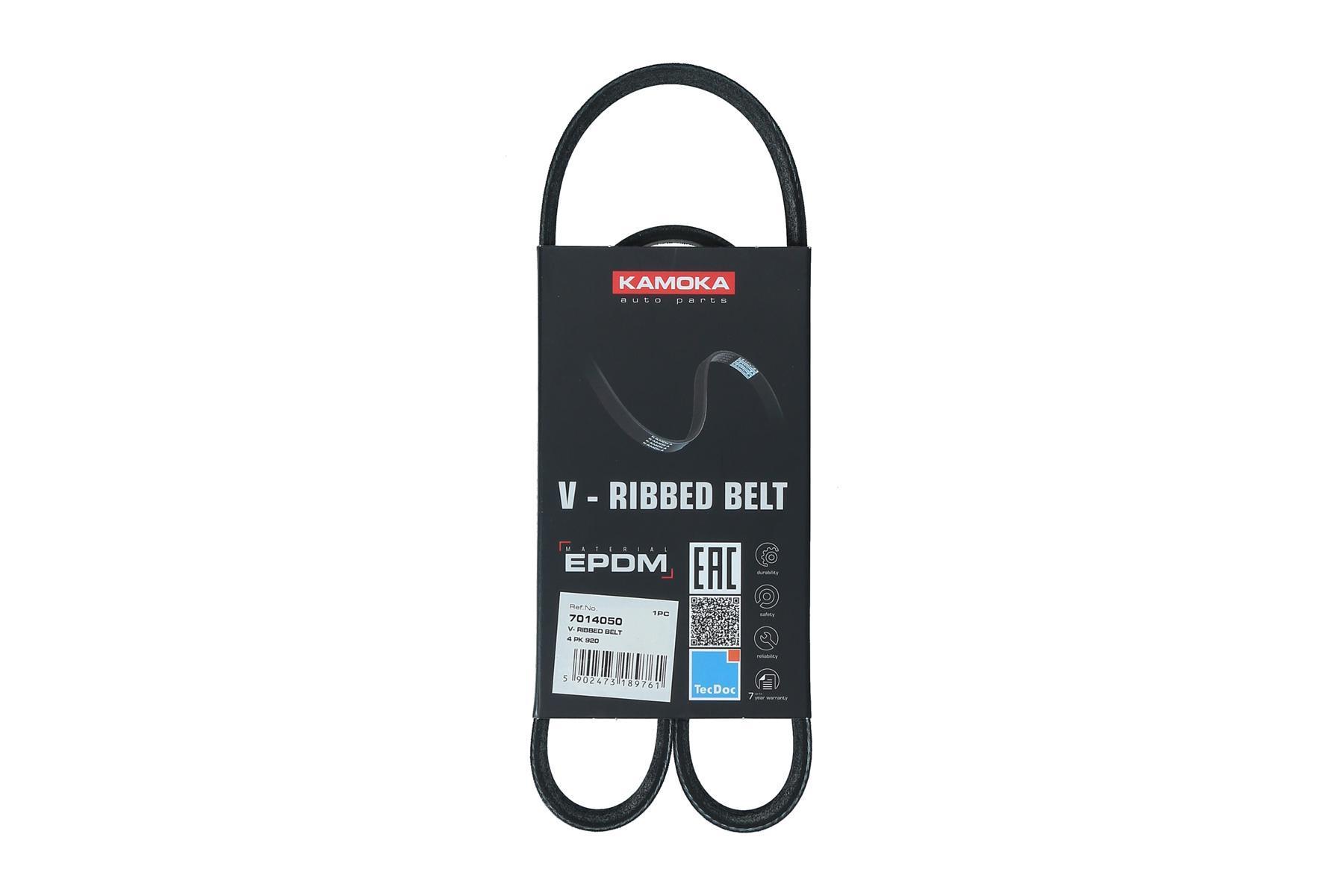 KAMOKA KAO7014050 Hosszbordásszíj, microszíj, pótventilátorszíj
