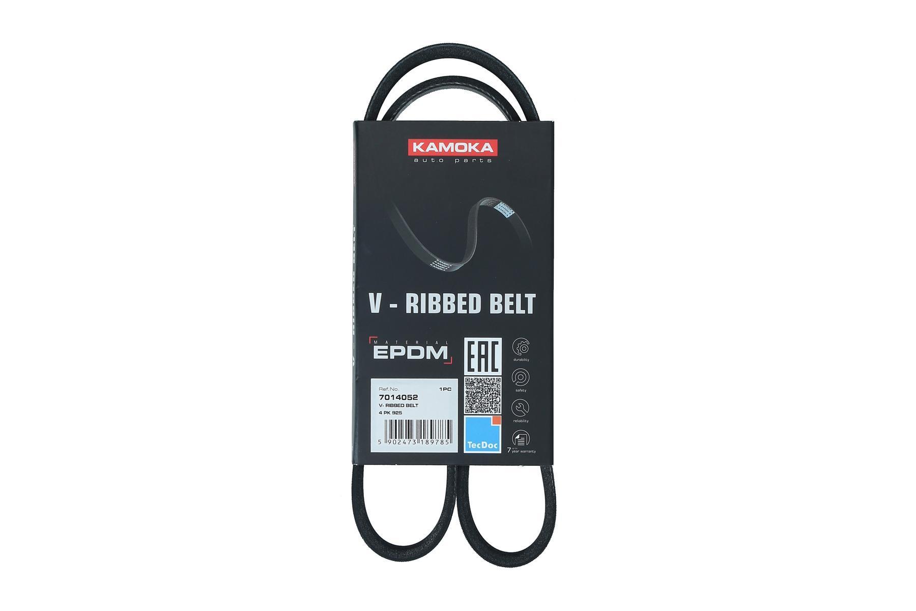 KAMOKA KAO7014052 Hosszbordásszíj, microszíj, pótventilátorszíj