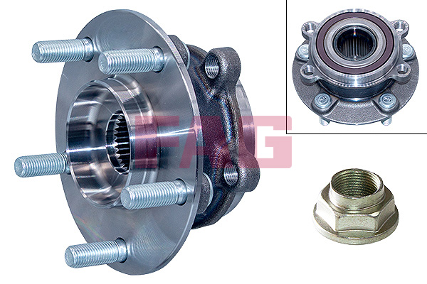 Schaeffler FAG 1001555563 713 6159 50 - kerékcsapágy készlet
