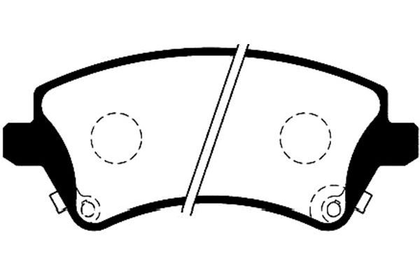 KAVO PARTS BP-9068/KAVO Fékbetét készlet, tárcsafék