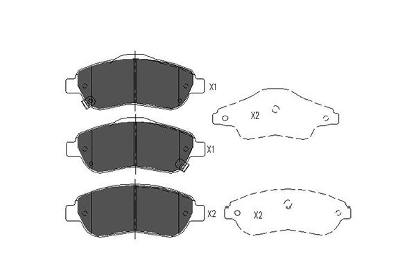 KAVO PARTS KAVKBP-2041 KLOCKI HAM
