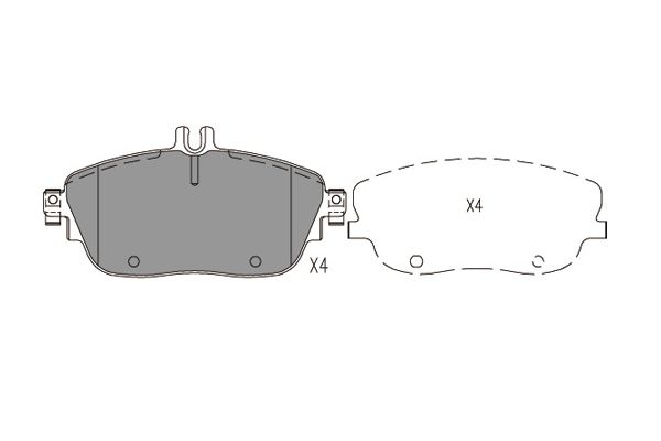KAVO PARTS KAVKBP-6620 KLOCKI HAM
