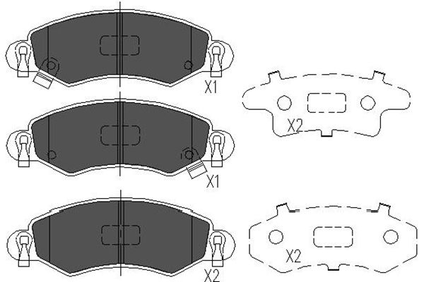KAVO PARTS KAVKBP-8508 KLOCKI HAM