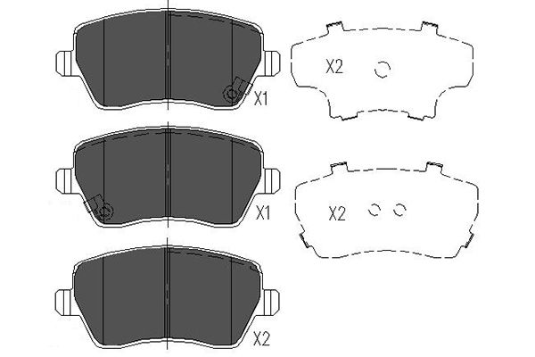 KAVO PARTS KAVKBP-8522 KLOCKI HAM