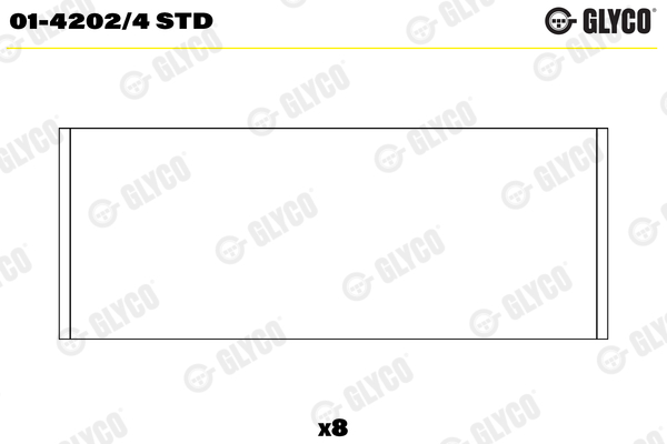 GLYCO GLY01-4202/4 STD hajtókar csapágy