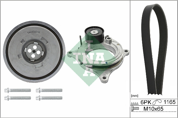 INA 517132 529 0488 20 SET KAN R.BMW 529048820 116/118 F20/21,318 F30/31/80 15-> KIT 6K1165 + REM.RAD.544050220