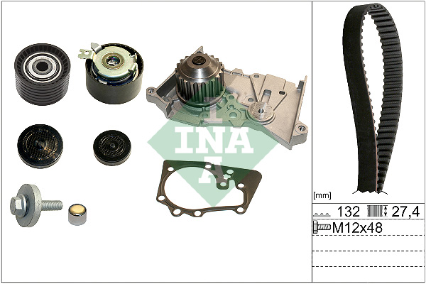 INA INA530064030 Vízpumpa + fogasszíj készlet