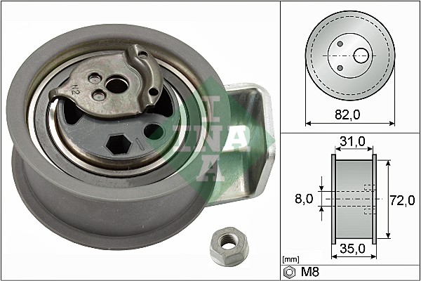 INA 531 0436 20 Feszítőgörgő PC