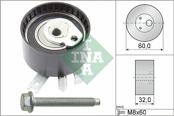 INA 531054710 Feszítő gőrgő fogasszíj-vezérműszíjhoz