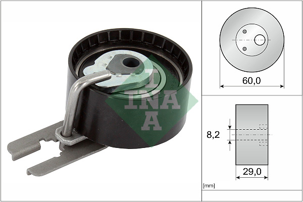 INA 531055510 Feszítő gőrgő fogasszíj-vezérműszíjhoz