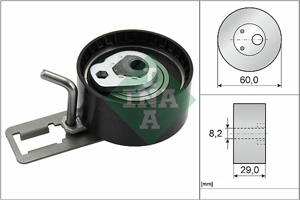 INA 531 0850 10 Feszítő gőrgő fogasszíj-vezérműszíjhoz