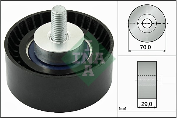 INA 532 0298 10 Vezetőgörgő PC