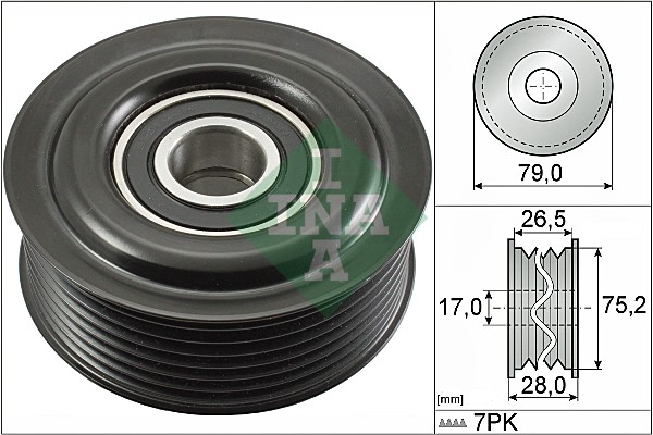 INA 532 0609 10 Feszítőgörgő