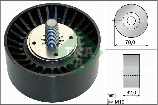 INA 532 0735 10 Vezetőgörgő PC