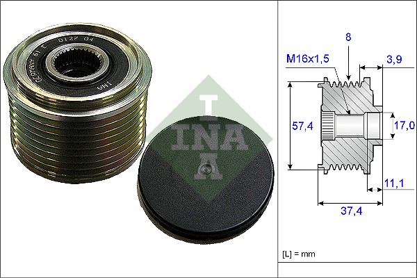 INA 535006810 GENERÁTOR SZABADONFUTÓ