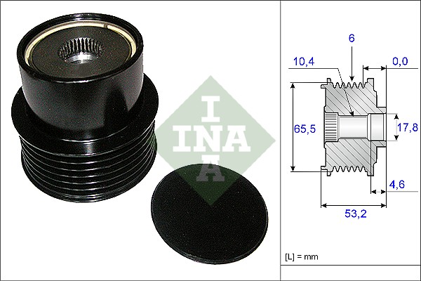 INA INA535019510 generátor szabadonfutó