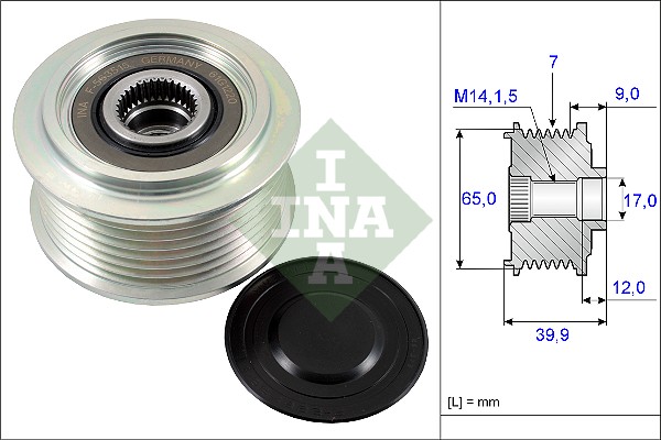 INA 535 0229 10 Generátor szabadonfutó