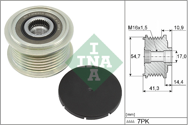 INA 535035110 535035110 SISTEM ROATA LIBERA GENERATOR FAG