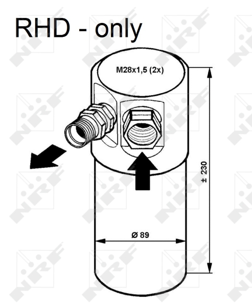 NRF NRF33082 Klímaszárító, szárítószőrő klímaberendezéshez