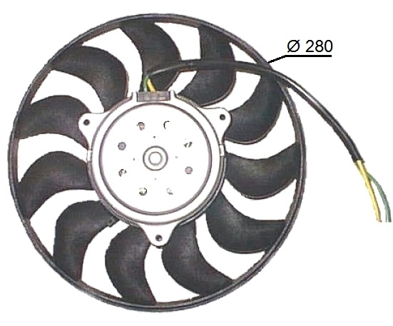 NRF NRF47616 Ventillátor, hűtőventillátor, ventillátor motor hű