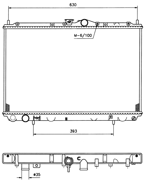 NRF NRF519517 Vízhűtő