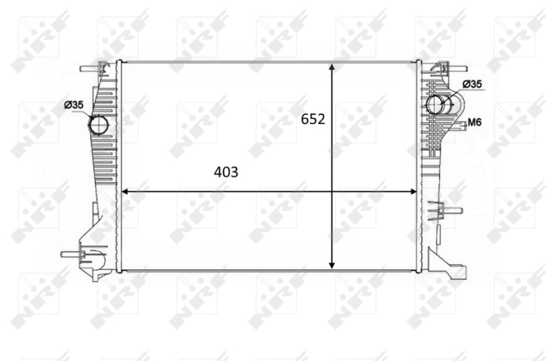 NRF NRF58488 Vízhűtő