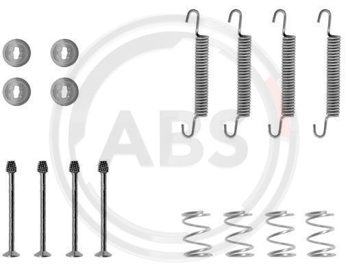 ABS ABS0711Q tartozék készlet, rögzítőfék pofa