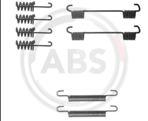 ABS ABS0775Q tartozék készlet, rögzítőfék pofa