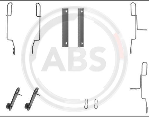 ABS ABS1188Q tartozékkészlet, tárcsafékbetét