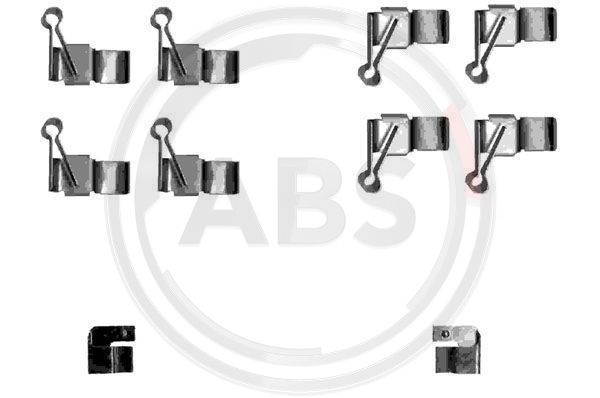 ABS ABS1238Q tartozékkészlet, tárcsafékbetét