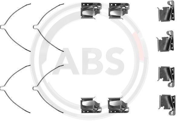 ABS ABS1269Q tartozékkészlet, tárcsafékbetét