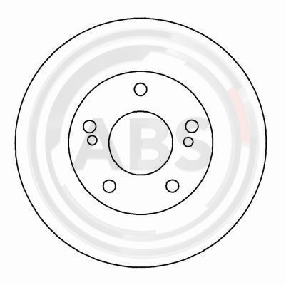 ABS ABS16040 féktárcsa