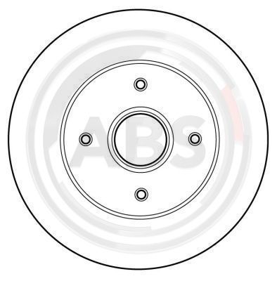 ABS ABS16058 féktárcsa