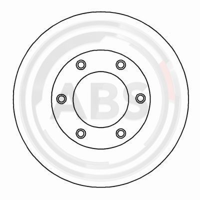 ABS ABS17015 féktárcsa