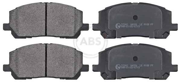 ABS ABS37260 fékbetét készlet, tárcsafék