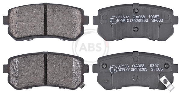 ABS ABS37533 fékbetét készlet, tárcsafék