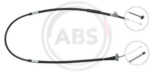 ABS ABSK16048 huzal, rögzítőfék