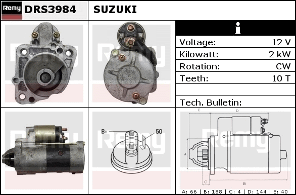 QWP WST487 Önindító