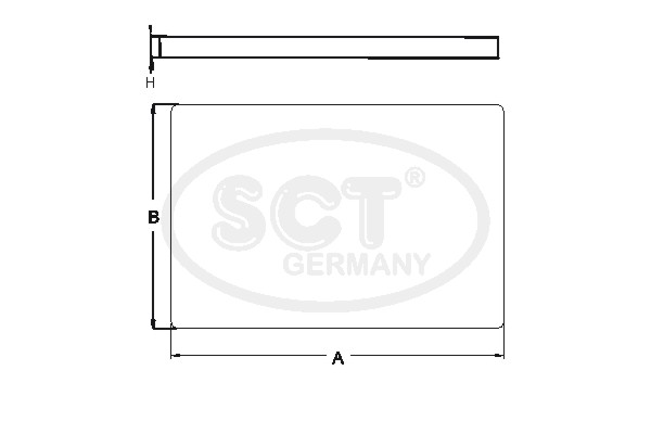 SCT GERMANY SA1106 Pollenszűrő