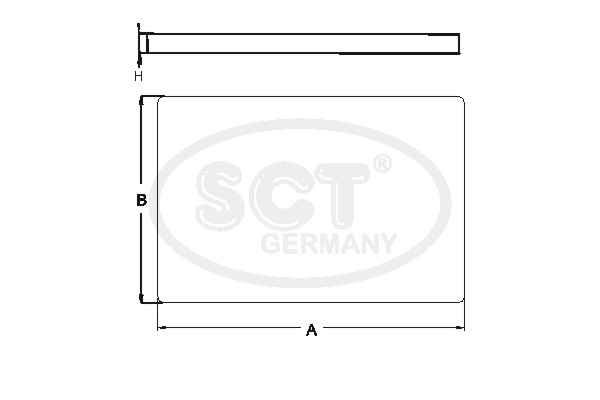 SCT GERMANY SA1123 szűrő, utastér levegő