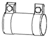DINEX 74130DIN Kipufó flexibilis cső