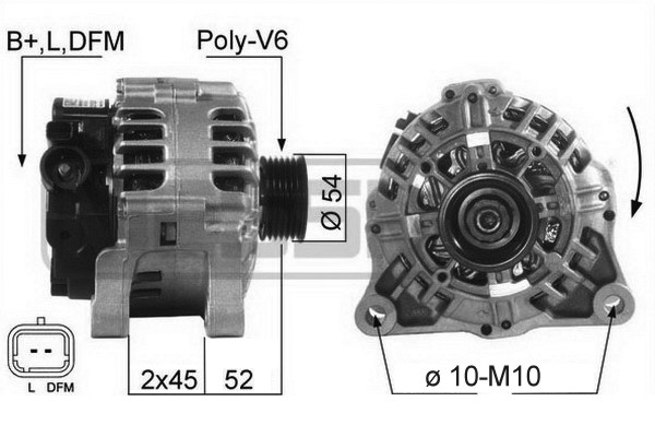 MESSMER ERA 210347A INDÍTÓMOTOR,GENERÁTOR